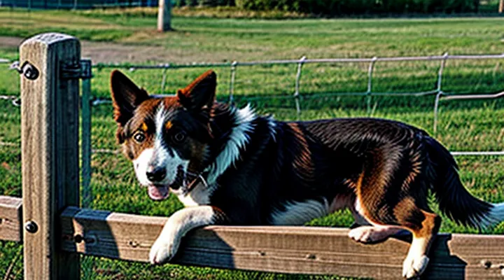 Instruction: what to do if a dog gets its head stuck in a fence.