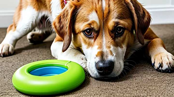 Instruction: what to do if a dog has eaten a rubber toy.
