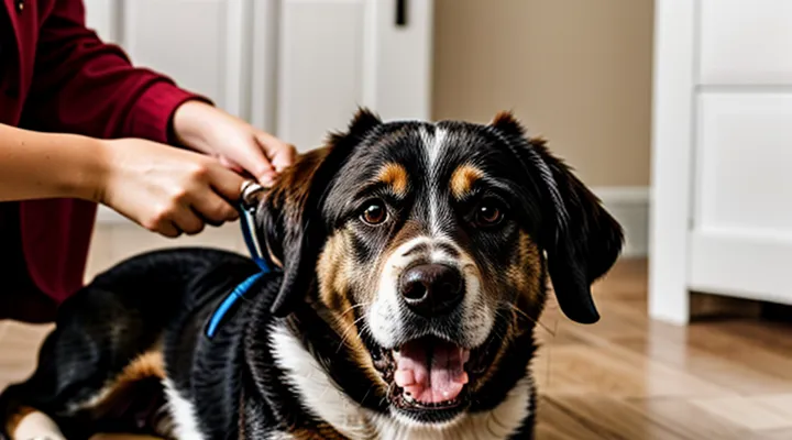 Instruction: what to do if a dog has lost a tooth.