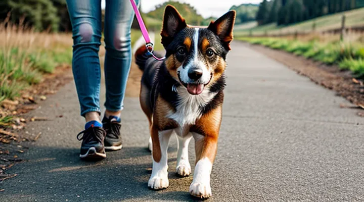 Instruction: what to do if a dog injures its paw during a walk.