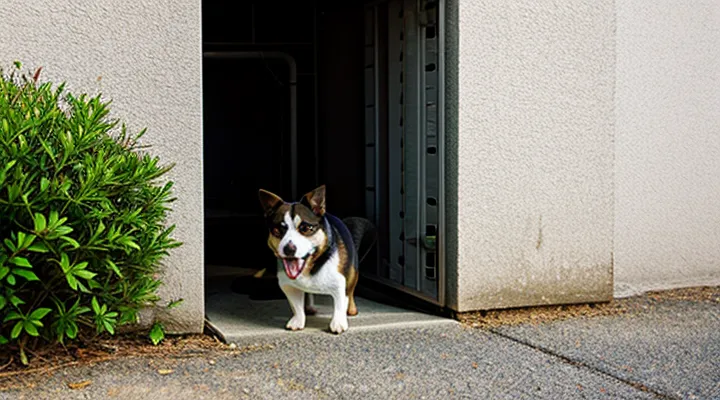 Instruction: what to do if a dog is afraid of enclosed spaces.