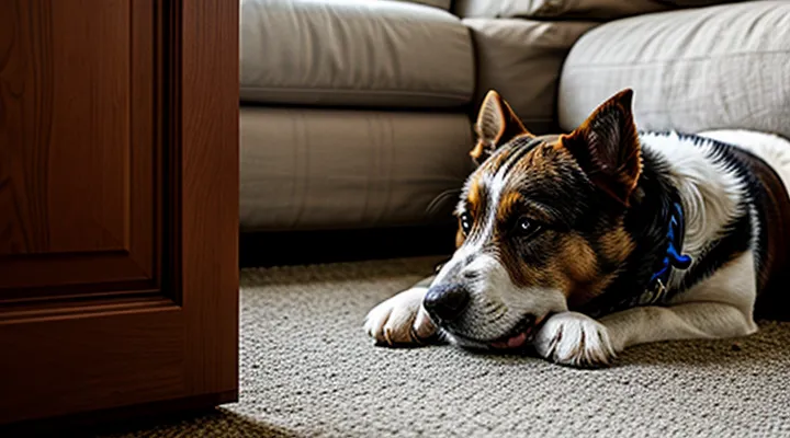 Instruction: what to do if a dog is afraid of loneliness.
