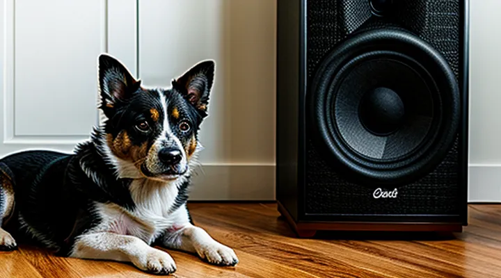 Instruction: what to do if a dog is afraid of loud music.