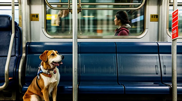 Instruction: what to do if a dog is afraid of riding on public transport.