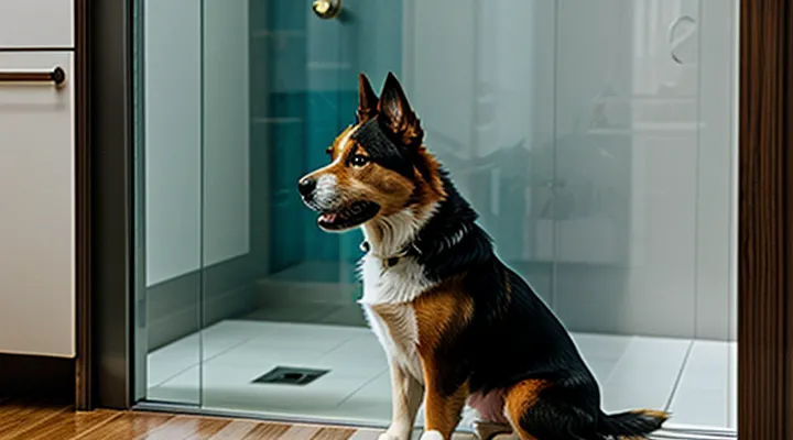Instruction: what to do if a dog steps on glass.
