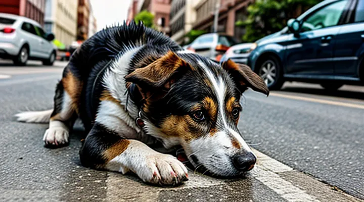 Instruction: what to do if a lost dog is found on the street.