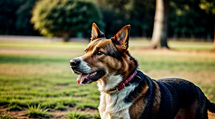 Instruction: why a dog barks at nothing.