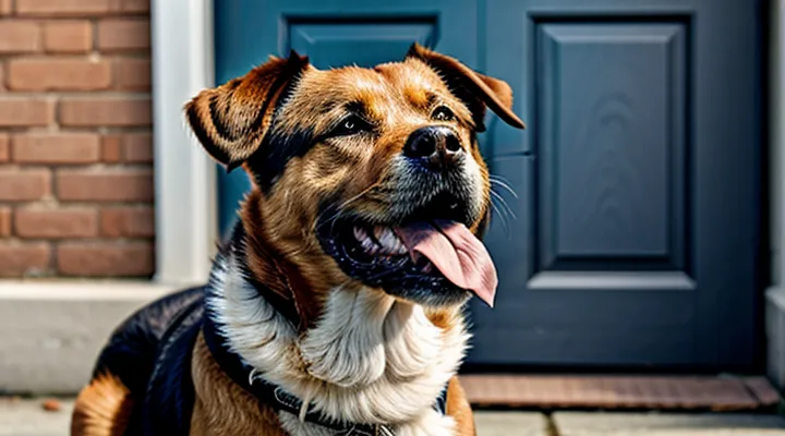 Instruction: why a dog constantly yawns in your presence.