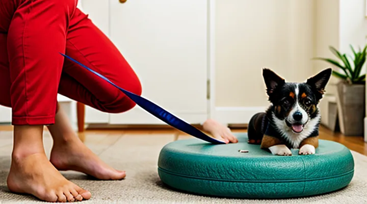 Instruction: why a dog does not put weight on one paw.