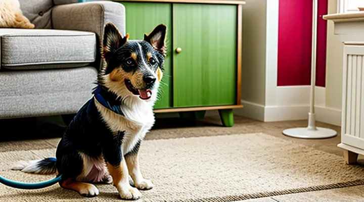 Instruction: why a dog has started urinating at home, although it used to hold it. Instruction: why a dog has started urinating at home, although it used to hold it.