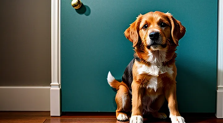 Instruction: why a dog hides when being scolded.