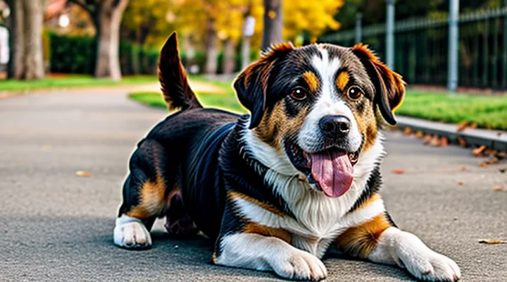 Instruction: why a dog pants with its tongue out.