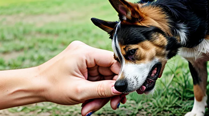 Instruction: why a dog places its paw on your hand.