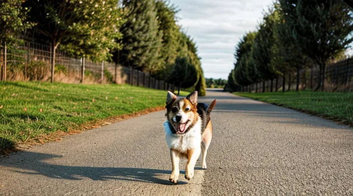 Instruction: why a dog resists on a walk and does not want to go home.