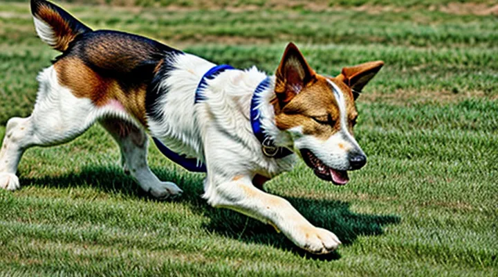 Instruction: why a dog runs and «barks» in its sleep.