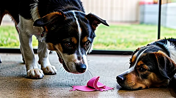 Instruction: why a dog snorts and what it means.