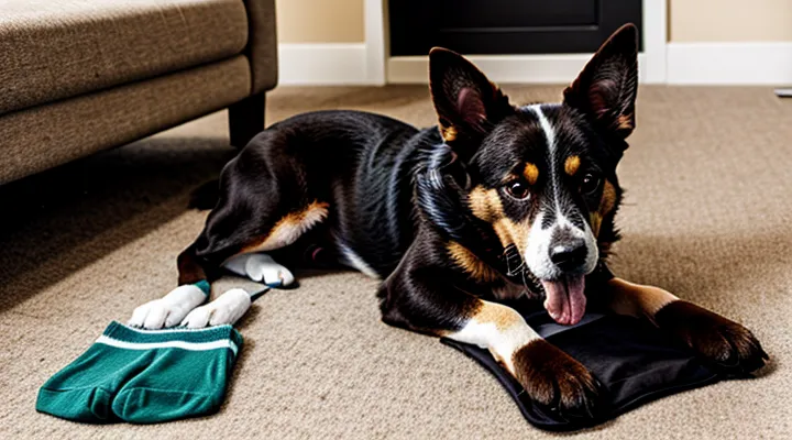 Instruction: why a dog steals your things and socks.