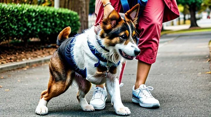 Instruction: why a dog tries to climb into your arms.