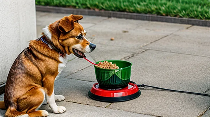 Instruction: why a dog tries to «feed» you with its food.