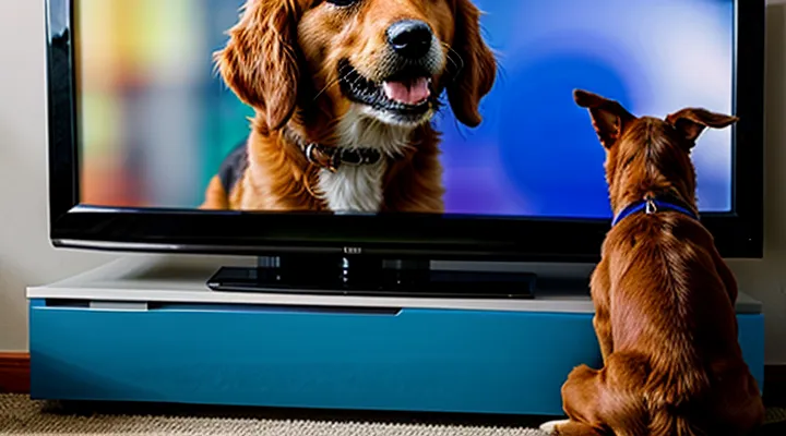 Instruction: why a dog watches television. Instruction: why a dog watches television.