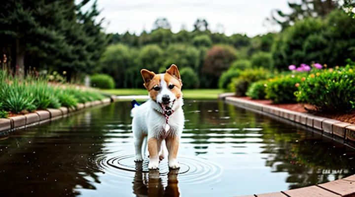 Instruction: why a puppy barks at its reflection.