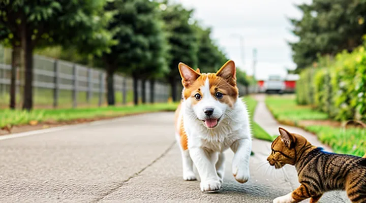 Instruction: why a puppy chases the cat.