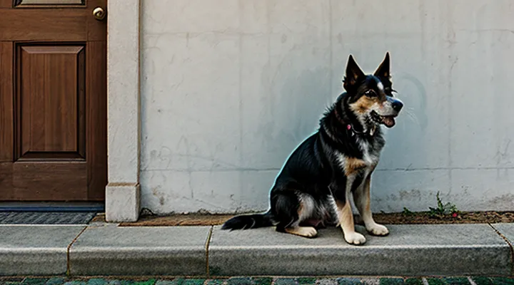 Instruction: why an old dog stares at the wall.