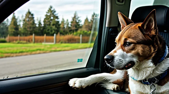 Instruction: why an open car window is deadly for a dog.