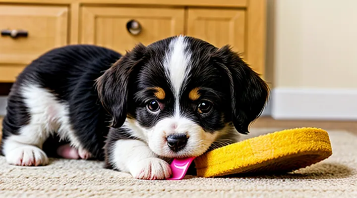 Instruction: why puppies chew everything during teething.