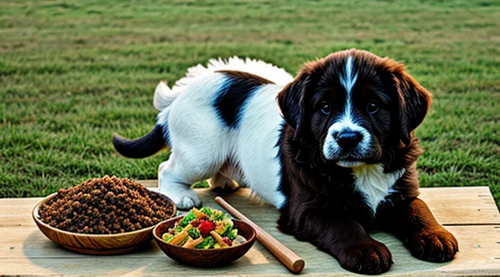 The Composition of an Ideal Food for a Large Breed Puppy.